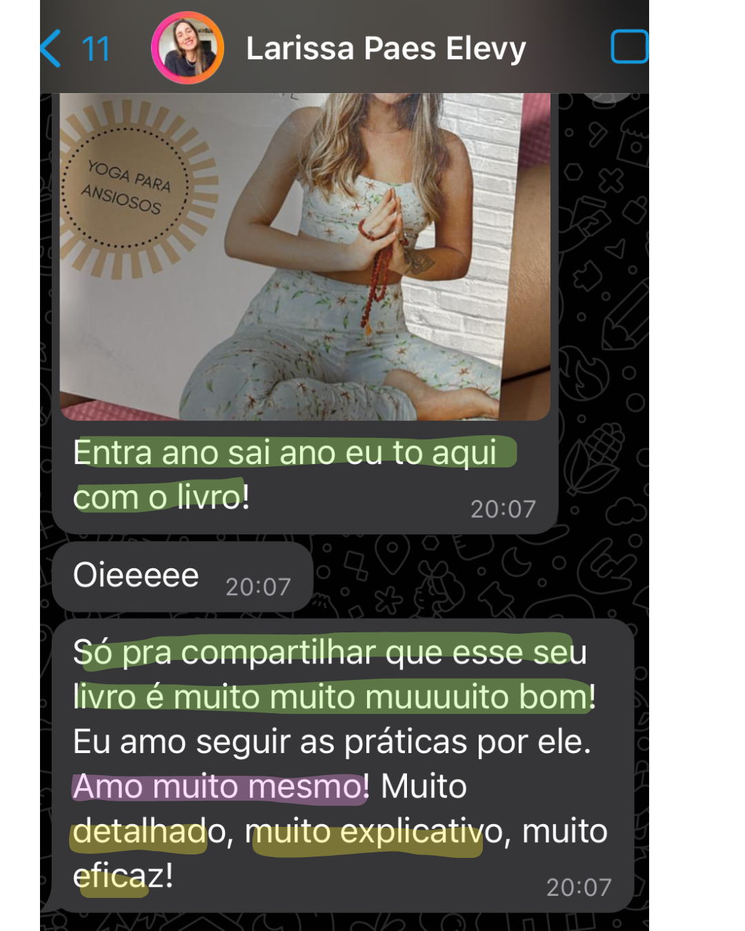 Depoimento sobre o livro